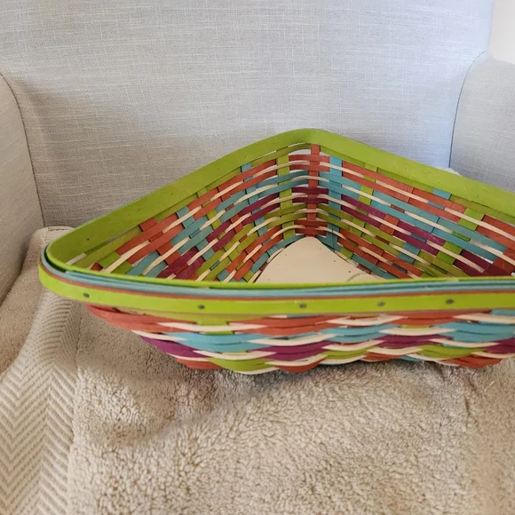 Longaberger Special Edition Colorful Easter Basket - Picture 2 of 5